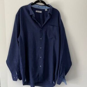 Tommy Bahama Men's Navy Blue Shirt